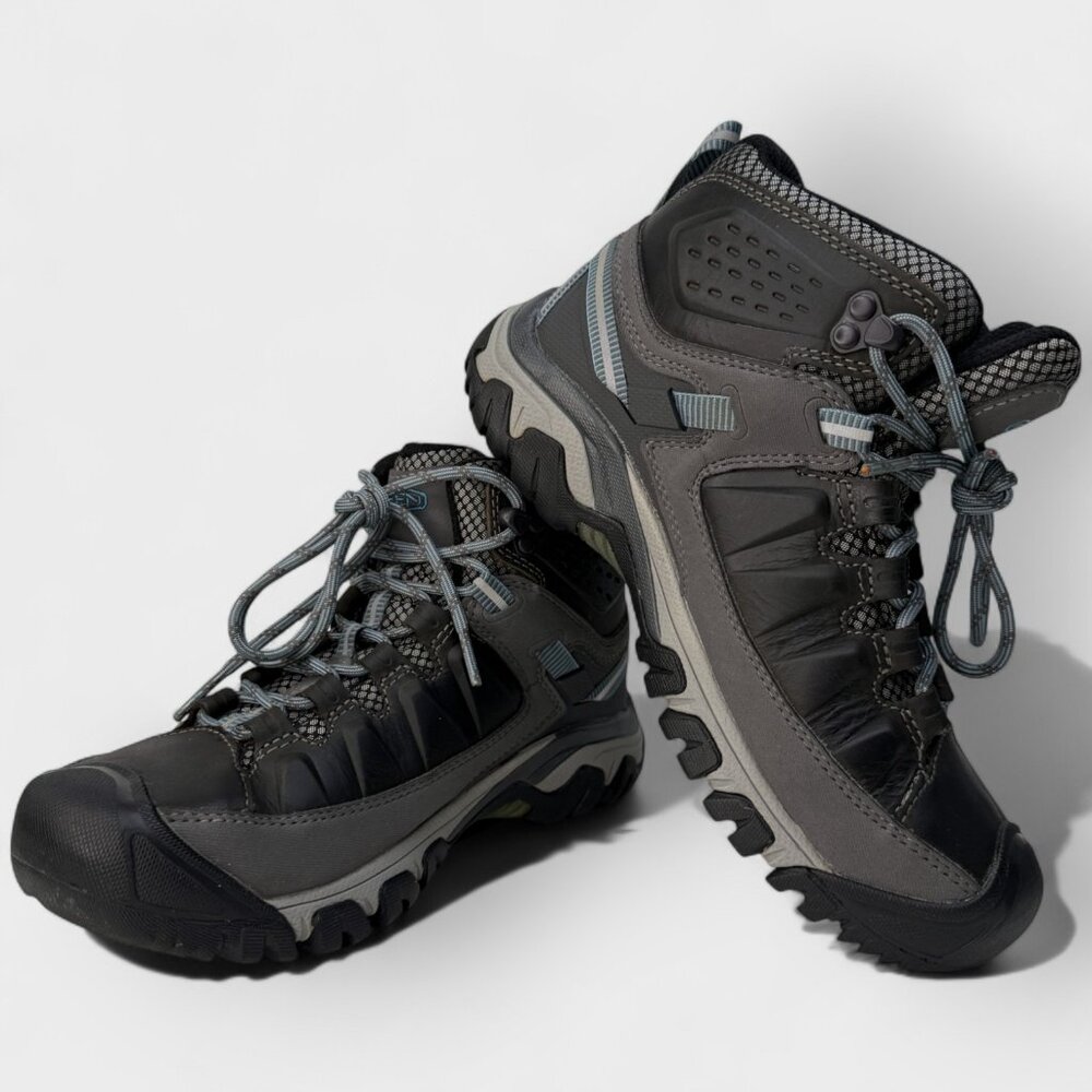 Keen Targhee III Mid WP Women’s Hiking Boot Magnet/Atlantic Blue Size 7 - Picture 7 of 13